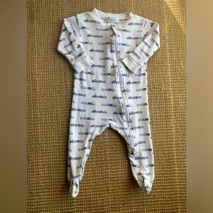 Feather Baby Pima Cotton Zip Sleeper